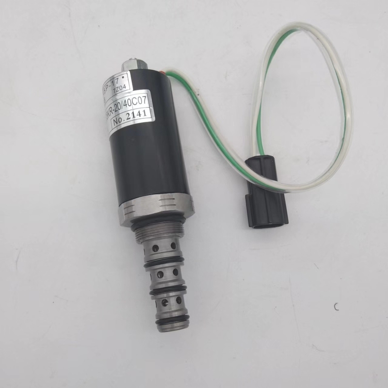 Válvula electromagnética de la pompa hydráulica de KDRDE5KR-20 40C07-203A para SK200-6 SK200-3 DH200-7 EC210