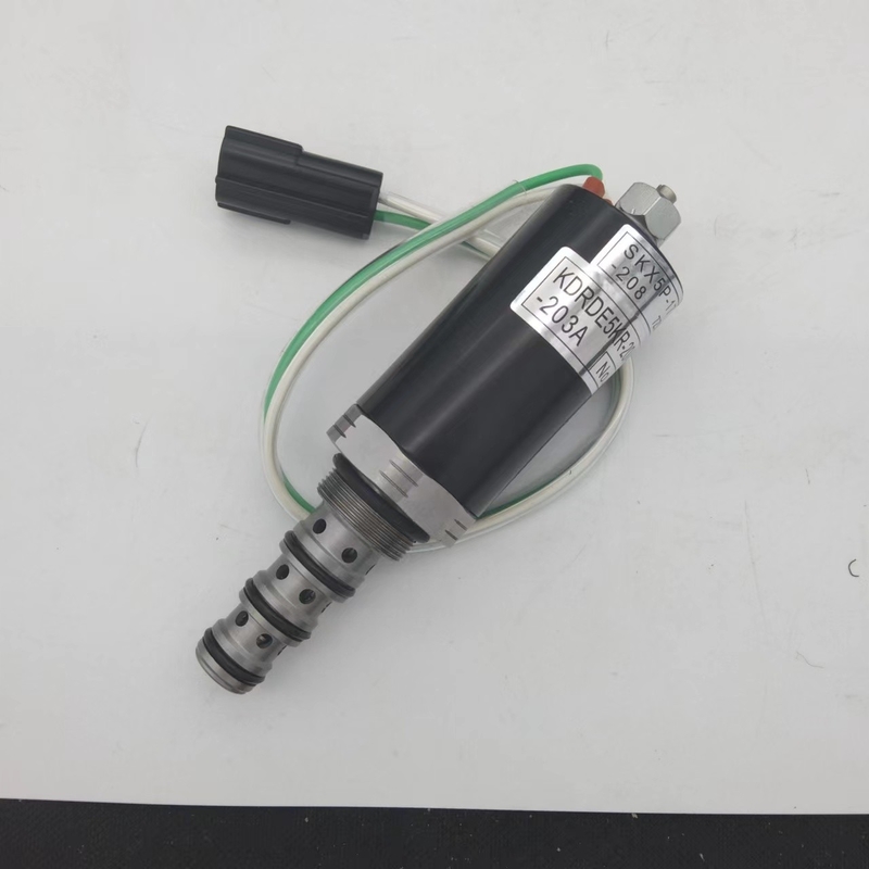 Válvula electromagnética de la pompa hydráulica de KDRDE5KR-20 40C07-203A para SK200-6 SK200-3 DH200-7 EC210