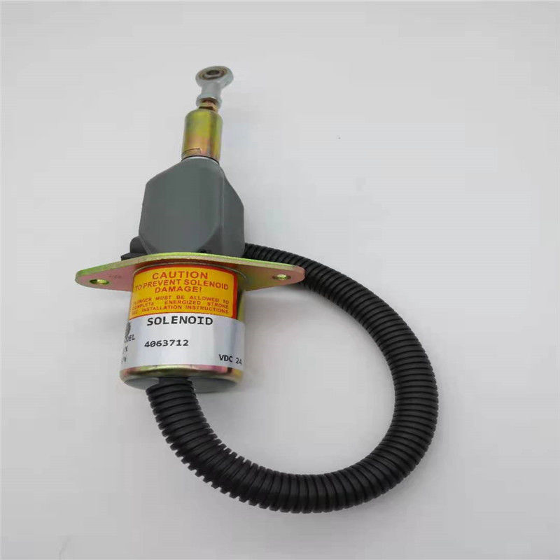 Ajuste de la válvula electromagnética de 4063712 paradas para el enchufe triangular de KOMATSU PC300-7 360-7