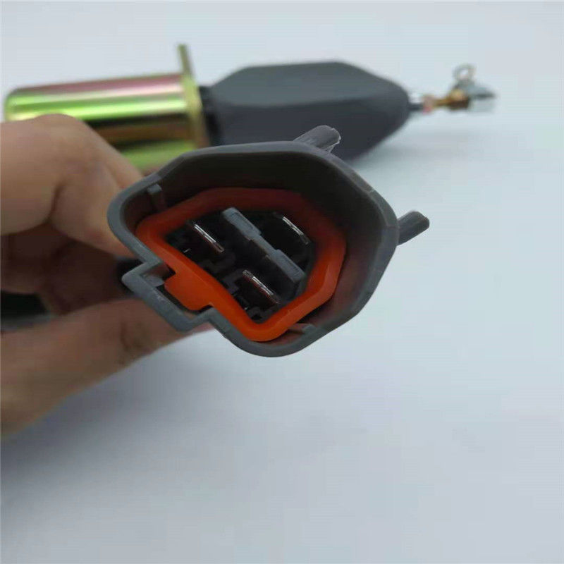 Ajuste de la válvula electromagnética de la parada 1751ES-12A3UC12B1S para R60-5 YANMAR 4TNE-94 Gray Plug