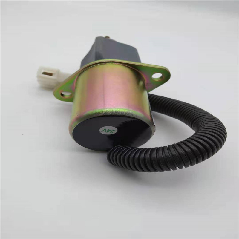 Ajuste de la válvula electromagnética de la parada 1753ES-24A3UC5B1S1/119807-77800 para YANMAR 4TNE98/94/C88