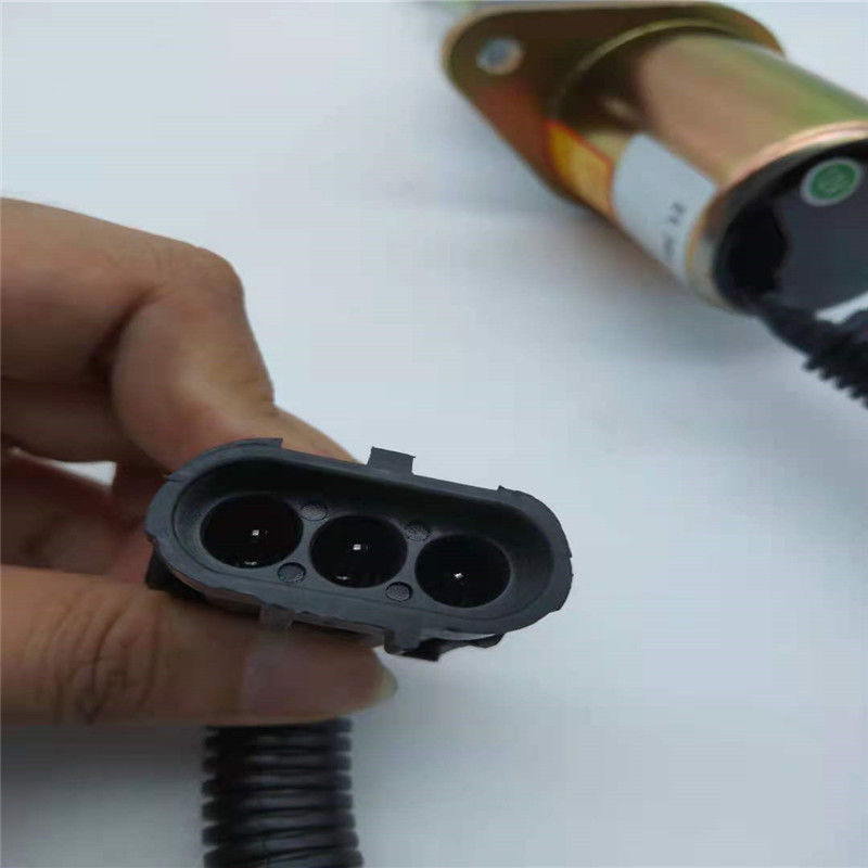 Ajuste de la válvula electromagnética de 3928160 paradas para la pieza del motor del nivelador 6BTA5.9-M2 de la tierra de Cummins