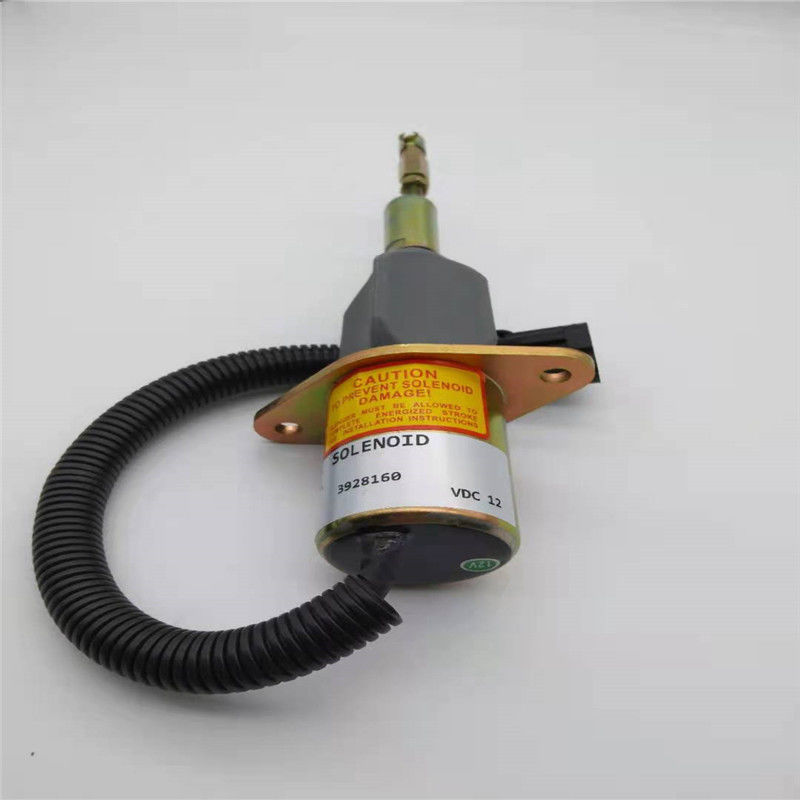 Ajuste de la válvula electromagnética de 3928160 paradas para la pieza del motor del nivelador 6BTA5.9-M2 de la tierra de Cummins