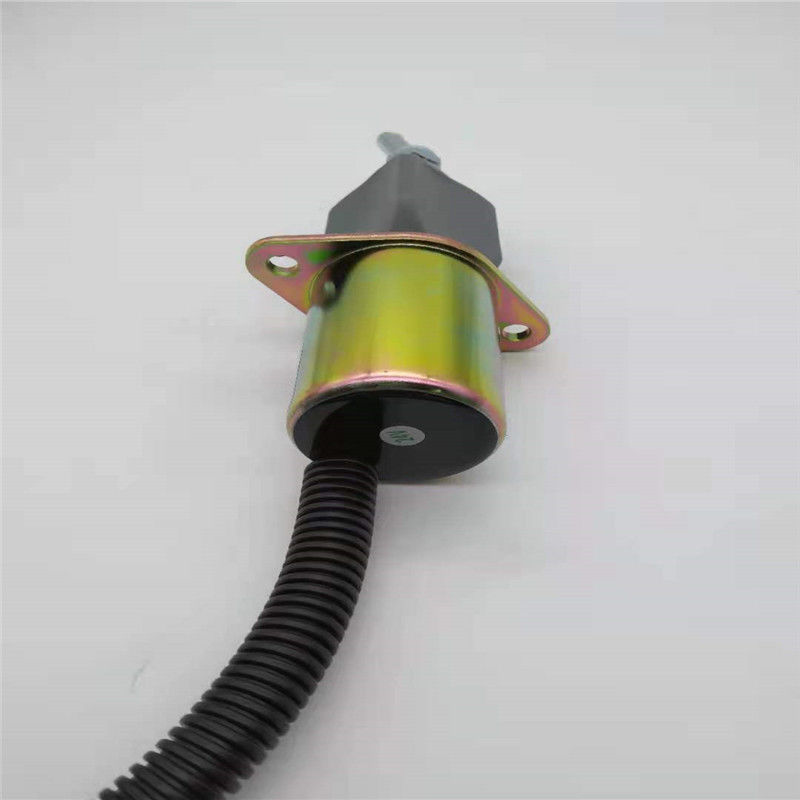 Válvula electromagnética de la parada SA-4780-24 conveniente para el enchufe del negro de la pieza del motor de Woodword 24V
