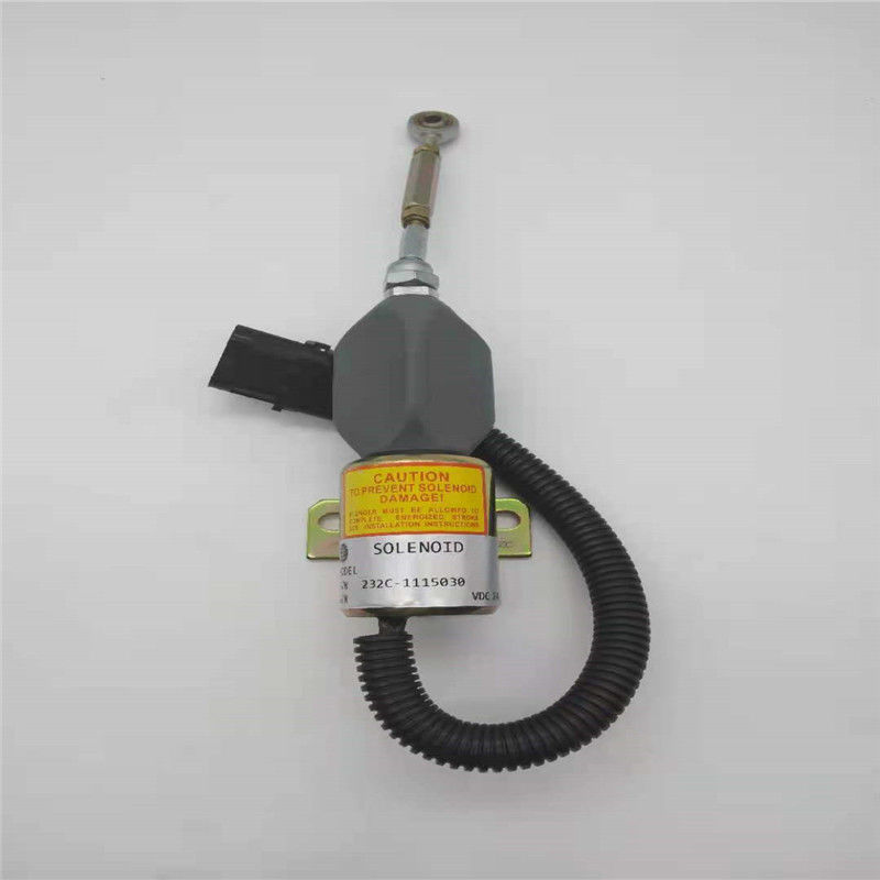 ajuste de la válvula electromagnética de la parada de 232C-1115030 BTG18056 para la pieza del motor de Doosan VOLVO CATERPILLAR
