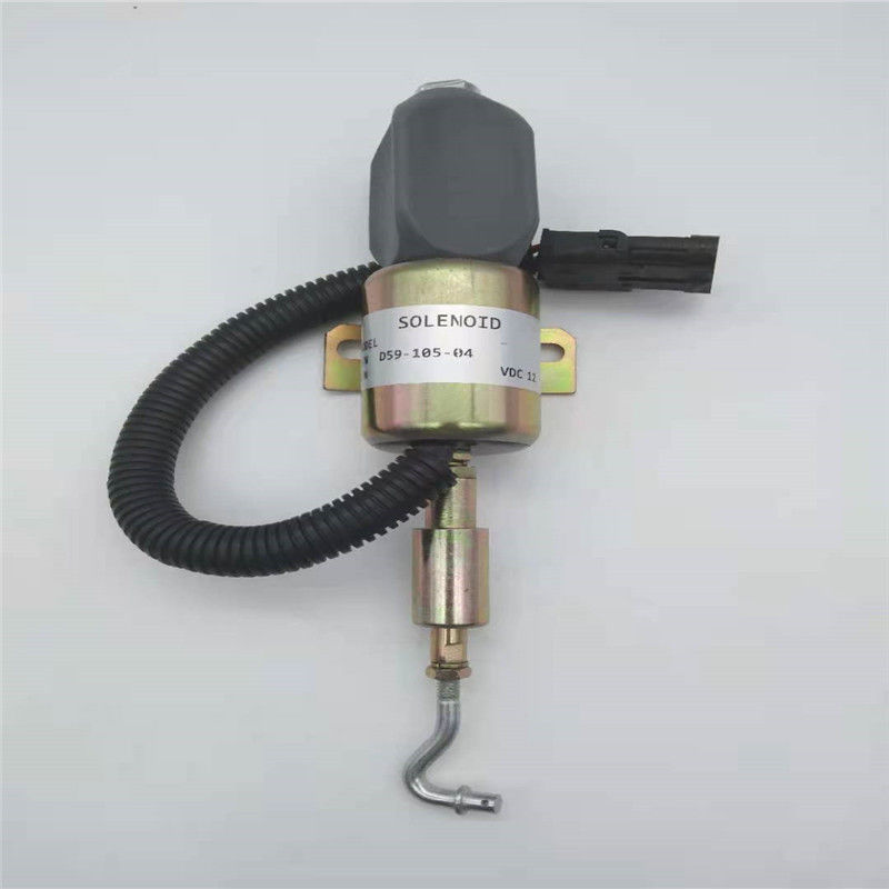 Ajuste de la válvula electromagnética de la parada de D59-105-04 12V para el excavador Diesel Engine de Cummins