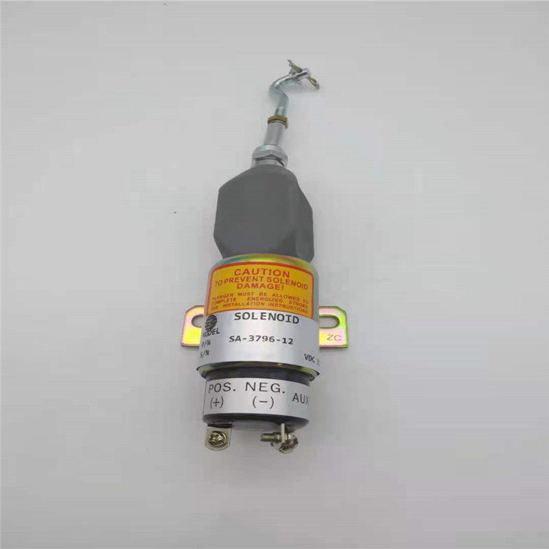 Válvula electromagnética 12V de la parada de SA-3796-12 1751-12E7U1B1S5 conveniente para el motor de YANMAR