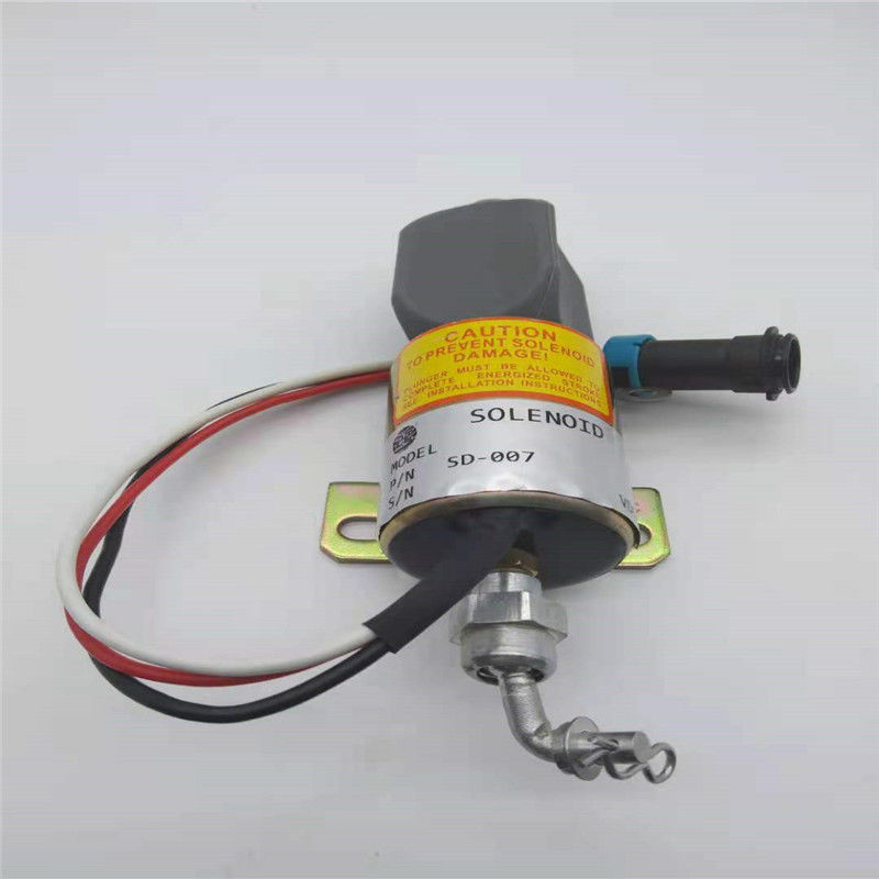 Pare la válvula electromagnética SD-007 conveniente para el excavador del cargador del motor de Kubota ShangChai