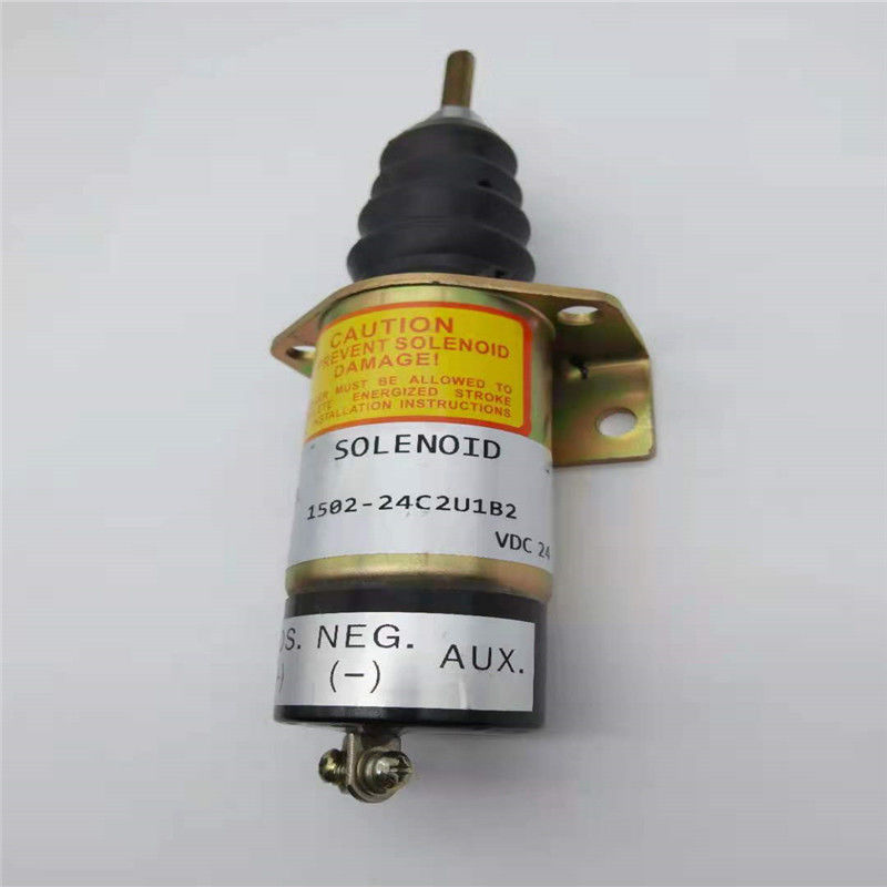 Ajuste de la válvula electromagnética de la parada 1502-24C2U1B2 para el excavador Engine 24V de Woodward Cummins