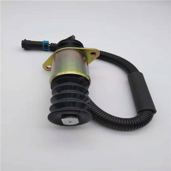 La válvula electromagnética 24V de la parada D59-105-12 cupo para XiaGong 951/953 excavador del cargador de ShangChai D6114