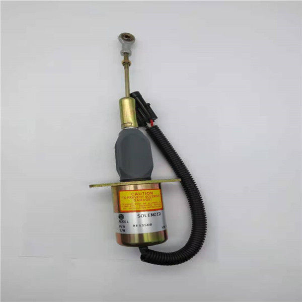 Válvula electromagnética de la parada RE53560 cabida para John Deere Excavator Engine Parts 24V