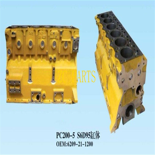 ajuste 6209-21-1100 del bloque de cilindro del motor 6D95 6209-21-1200 para PC200-5