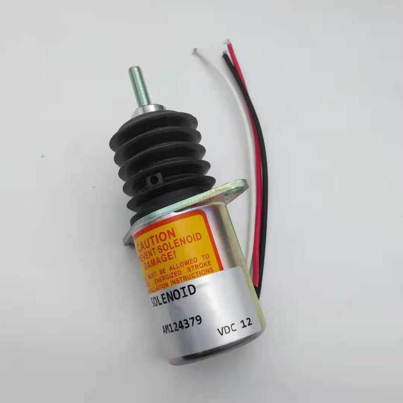 La válvula electromagnética de la parada de AM124379 P610-A5V12 cabe a John Deere 455 ajustes Yanmar 3TNE78 del motor de F915 F925 F935 F1145