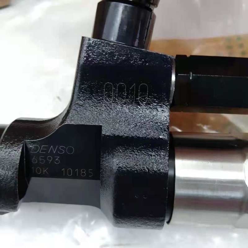 095000-6593 inyector de combustible común del carril de Electrical Parts Diesel del excavador Assy For HINO J08E
