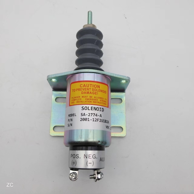 La válvula electromagnética 12V de la parada de ZC 2001-12F2U1B2A SA-2774-A cerró los ajustes 4D33